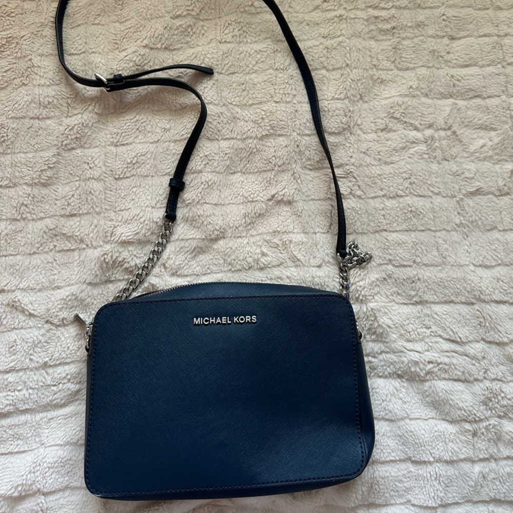 Michael Kors Dark Blue Crossbody Bag